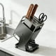 thumbnail image 5 of Estante Giratorio para Almacenar Cuchillos – Organizador de Acero Inoxidable que Ahorra Espacio con Diseño Resistente a Rayones, Fácil Acceso y Estilo Moderno para Encimeras de Cocina Eficientes., 5 of 5