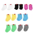 thumbnail image 1 of 7 Pairs Baby Doll Socks - Multicolor Tiny Socks For 18 Inch American Doll - Action Figure Clothing Accessories For Pretend Play Assorted Color, 1 of 3
