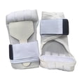 thumbnail image 4 of Quzzie Boxing Gloves Half Finger Hand Protection Open Palm Sparring Gloves Punching Bag Kickboxing Fitness MMA Exercise Gym Durable Cloth Mesh Adjustable Closure Polyester Suitable for gym White, 4 of 8