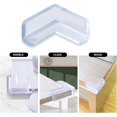 thumbnail image 5 of Protector para las esquinas de las mesas de 20 piezas, protector transparente para las esquinas de las mesas de bebé, protector de esquinas para niños para protección de muebles de esquina JM, 5 of 5