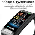 thumbnail image 5 of TK70 Smart Bracelet ECG Blood Glucose Heart Rate Blood Pressure Monitoring 1.47-inch Touch Screen Watch, Silicone Strap, 5 of 5