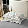 thumbnail image 4 of Erosebridal Retro Floral 100% Cotton Duvet Cover Full Size, Leaf Plant 100% Cotton Comforter Cover Full, Women, Reversible 3 Pieces（No Comforter）, 4 of 8