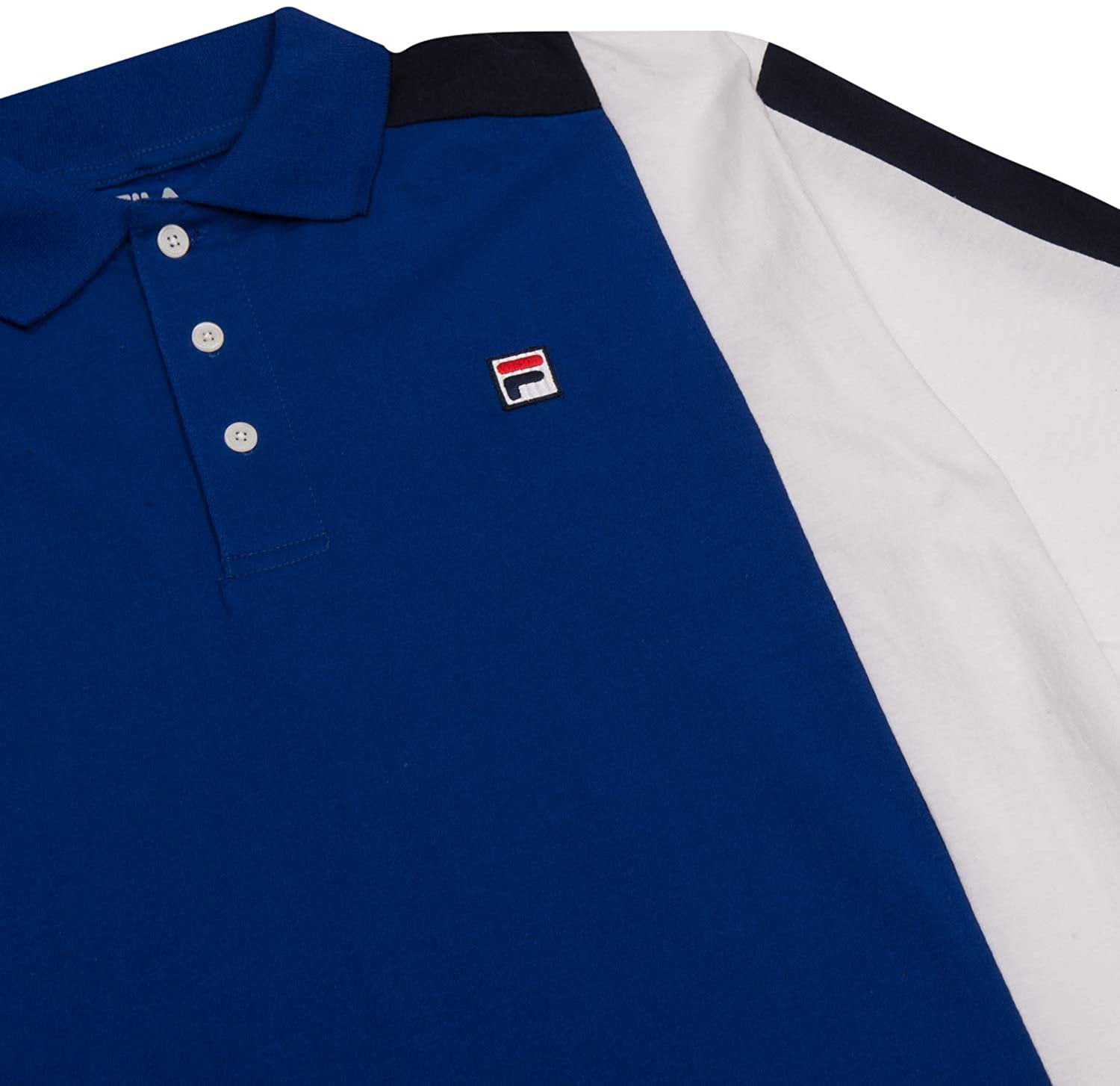 glas skrubbe Betydelig FILA - Big and Tall Shirts for Men Cotton Polo Shirt Performance Short  Sleeve Golf Polo Royal White Navy 2X - Walmart.com - Walmart.com