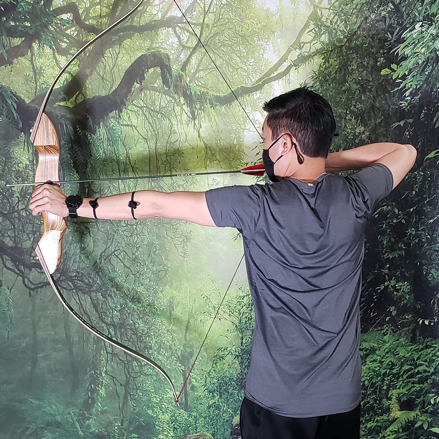 Southland Archery Supply Courage Hunting Takedown Recurve Archery Bow Package - Left Hand 35 LBS.