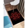 thumbnail image 5 of Saloon Rugs, Large Rugs, Mandala Pattern Rug, Door Mat Rugs, Entryway Rugs, Entry Rug, Black And Red Rugs, Modern Rugs, Outdoor Rugs, 3.3'x6.5' - 100x200 cm, 5 of 8