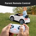 thumbnail image 4 of Licensed Audi 6V Electric Car for Kids, , Toddler Ride on Toy Car with Remote & Bluetooth,White, 4 of 8