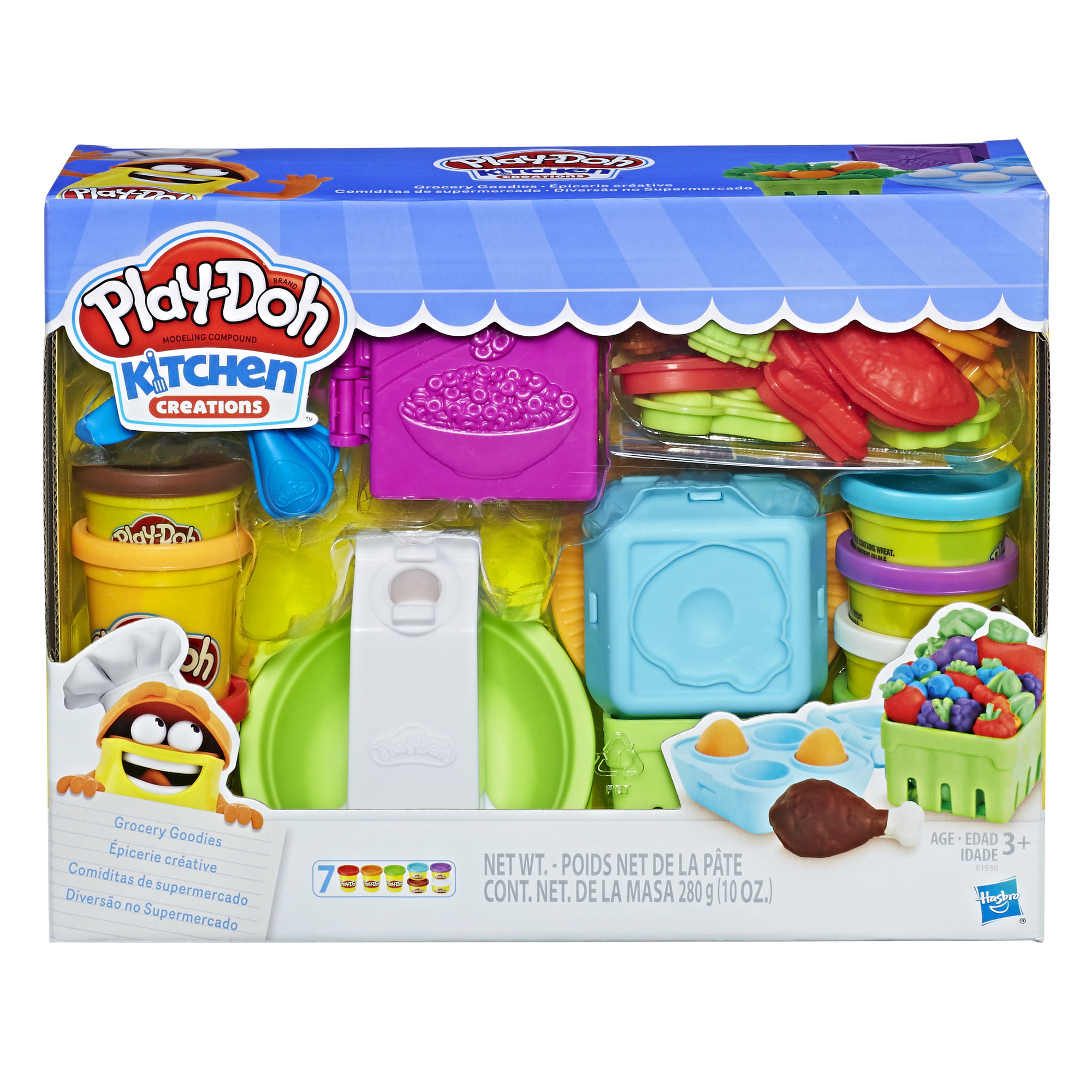  Play  Doh  Kitchen  Creations Grocery Goodies Food Set  with 7 