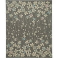 thumbnail image 2 of Nourison Tranquil Contemporary Floral Grey/Beige 8' x 10' Area Rug, (8' x 10'), 2 of 8