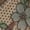 BEIGE MULTI, variant on L'Artiste DANUELLA Hand-Painted Leather Mary Jane – Floral Boho Flat with Adjustable Strap & Lug Sole