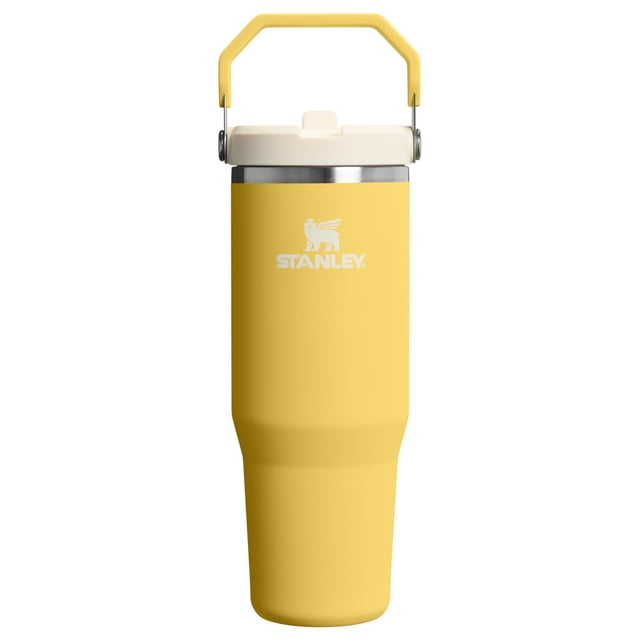 Vaso STANLEY IceFlow 2.0 Flip Straw, 900 ml, diseño de narciso
