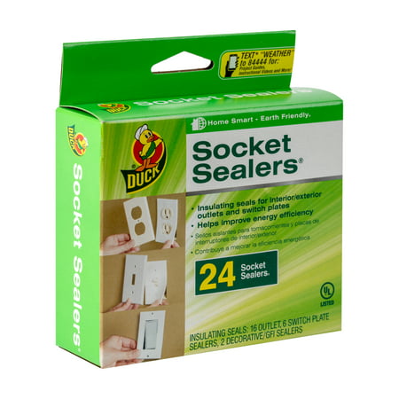 Duck Foam Socket Sealers Insulation Seals, 24 (Best Way To Cut Rigid Foam Insulation)