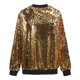 thumbnail image 3 of Moda mujer lentejuelas abrigo chaqueta de bombardero de manga larga con cremallera ropa de calle Romacci Chaqueta, 3 of 7