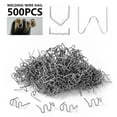 thumbnail image 1 of 500pcs Car Welding Hot Nail Set Auto Body Repair Welding Hot Stapler 304 Stainless Steel Welding Staples Multiple Styles Vehicle Repair Tools, 1 of 11
