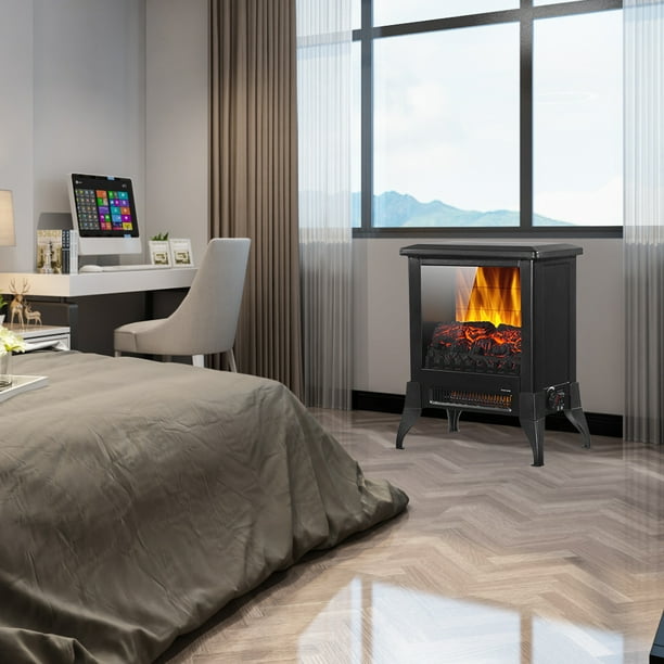 Indoor Electric Fireplace, Infrared Free Standing ...