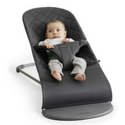 BabyBjorn Bouncer Bliss ، إطار رمادي داكن ، قميص ثلاثي الأبعاد ، رمادي فاتح