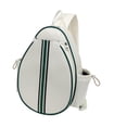 thumbnail image 4 of Mochila de almacenamiento de tenis mochila bolsa de tenis de tenis correa para hombro ajustable al aire libre y verde, 4 of 8