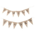 thumbnail image 3 of LABSERRON Bunting Banner Khaki Jute 1Pack 5.1 x 6.7in Flags 2M Length, 3 of 8