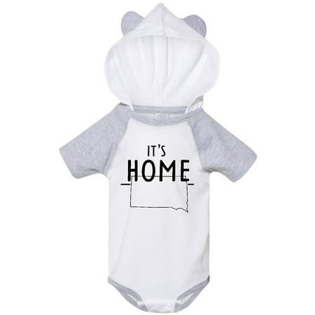 

Inktastic It s Home- State of South Dakota Outline Gift Baby Boy or Baby Girl Bodysuit