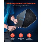T700 Carbon Fiber Honeycomb Core Professional Pickleball Paddle for Adults Enhanced Power Control Spin Blue