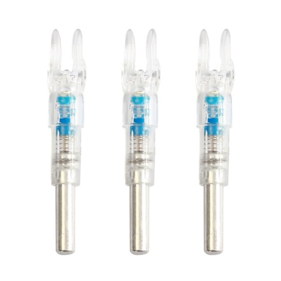 Nocturnal Lighted Nocks for Archery 3 Pack 4.5cm for 6.2mm