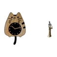thumbnail image 1 of Adorno De Reloj Con Forma De Gato Y Escultura De Figura Femenina Tribal Africana Para Una Decoración única En El Hogar, La Cocina, La Oficina, El Hotel O Como Regalo De Inauguración., 1 of 8