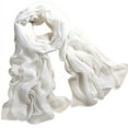 thumbnail image 2 of MRULIC Thin Scarves women's Chiffon Soft Beach Long Scarf, 2 of 2