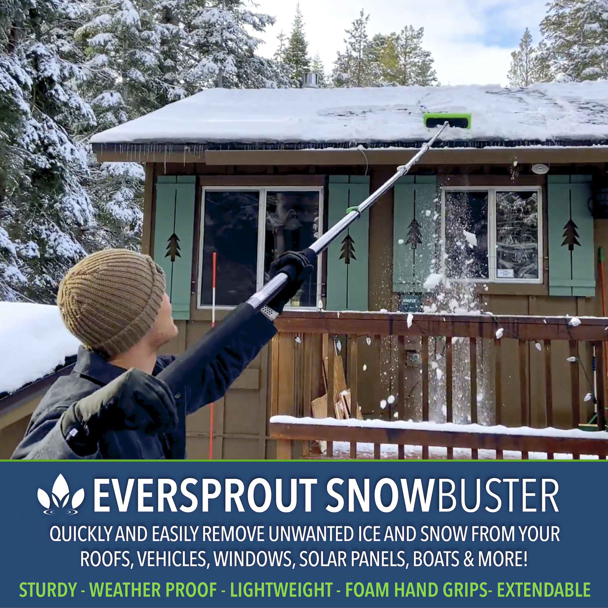 EVERSPROUT Never-Scratch SnowBuster 7-to-24 Foot - image 2 of 7