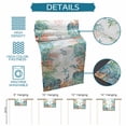thumbnail image 6 of Beach Coastal Table Runner 72 Inches, Summer Coral Starfish Nautical Ocean Bed Runner Dresser Scarves Tabletop for Indoor Outdoor Parties/Ceremony/Banquet, 18" x 72", 6 of 8