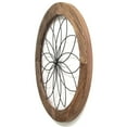 thumbnail image 2 of Stratton Home Decor S11570 Mur de Médaillon en Bois Rond et en Métal, 2 of 5