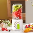 thumbnail image 1 of NARABB Juicer Machine Juices Extractor Juices Cup Multifunctional Home Mini Wireless Portable Rechargeable Fruit Portable Juices Churning White, 1 of 8