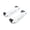 Black, variant on 360 Degree Rotatable Electric Heater Bracket with Wheels, Black and White 2 Pack