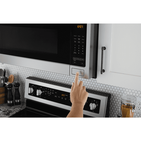 Maytag - 1.9 Cu. Ft. Over-the-Range Microwave with Sensor Cooking and Dual Crisp - Stainless steel