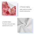thumbnail image 4 of 3 Piece Bath Towels Set Bath Towel, Hand Towel and Face Towel for Bathroom, Gym, Hotel Red Watercolor Flowers, 4 of 8