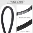 thumbnail image 3 of 2Pack AX23 EPDM V-Belt, Raw Edge Cogged V Belt, 25" Outer Circumference, 3 of 5