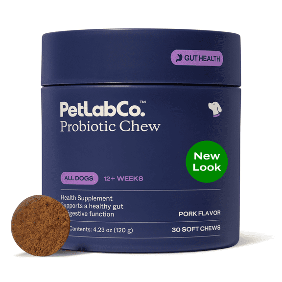 PetLab Co. Probiotic Chews, Delicious Soft Chew Probiotics For Dogs, 30 ct.