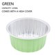 thumbnail image 1 of Tazas de aluminio para cupcakes, tazas redondas para cupcakes con tapa, mini tazas para cupcakes, tazas para hornear en la cocina, 100 unidades, 1 of 1