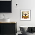 thumbnail image 3 of Stupell Industries Cottage Bubble Bath Brown Dog Gray Framed Print Under Glass, 16 x 16, by Kim Allen, 3 of 8