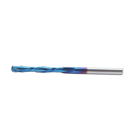 

2 Flute End Mill Straight Shank Tungsten Steel CNC Carved Milling Cutter 3.175x25x55mm