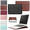 thumbnail image 2 of Leather Laptop Sleeve Bag Case Cover For MacBook Air 11 12 13 Pro 13 15 Retina, 2 of 10
