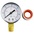 thumbnail image 1 of ECX270861 Bottom Mount Pressure Gauge for Hayward Sand Pool Filter 60 PSI, 1 of 9