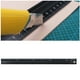 thumbnail image 3 of Regla de Corte Tipo L Herramienta de Dibujo de Medición de Regla de Seguridad de Artesanía de Metal de Aluminio con Tira de Goma para Medir El Cuero(L-Type 45cm) Ecomeon no, 3 of 4