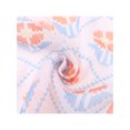 thumbnail image 4 of INSPIRE CHIC Women's Floral Printed Cotton Blended Scarves, Small Square Flowers Gauze Headscarf Neckerchief 21.7x21.7" Orange, 4 of 6