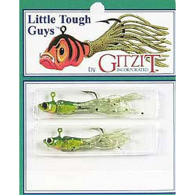 Gitzit Hurricane Salt Tackle Beetle Head 1/4 oz. White Fishing