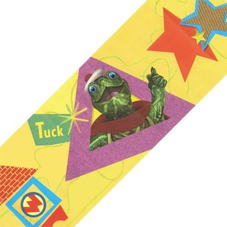 Brewster Home Fashions 12441803 Wonder Pets Yellow Tuck Linny Wallpaper Border Roll