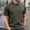 Army Green, variant on Mens Knit Polo Shirt Short Sleeve Textured Lightweight Casual Sweater Polo for Men Khaki