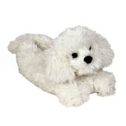 Bichon Frise Slippers - Plush White Dog Slippers - Adult / One Size - by Everberry