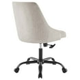 thumbnail image 5 of Modway Designate Fabric Upholstered Office Swivel Chair in Black and Beige, 5 of 10