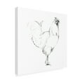 thumbnail image 2 of Avery Tillmon 'Rooster II Dark Square' Canvas Art, 2 of 3