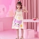 thumbnail image 1 of Sanrios pijamas para niños Kawaii Anime MyMelody Kuromi Cinnamoroll niñas Sling camisón dibujos animados verano manga corta conjunto de ropa de casa, 1 of 4