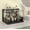 Black, variant on Under Sink Organizer 2 Tier Pull Out Storage Rack, Stainless Steel Rustproof Bathroom Kitchen Cabinet Organizer No Drilling Space Saving Shelf, Black